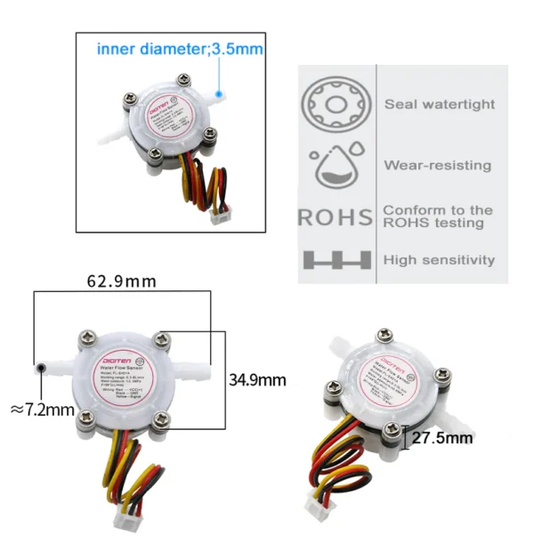DIGITEN Water Flow Sensor - Image 2