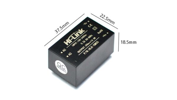 Hi-Link HLK-5M05 5W AC-DC power module - Image 2