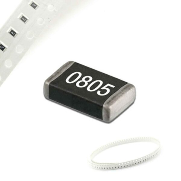 SMD Resistor 0805  - IK ohms, 100 ohms, 1.2k ohms , 2.7k ohms, 27k ohms-5pcs