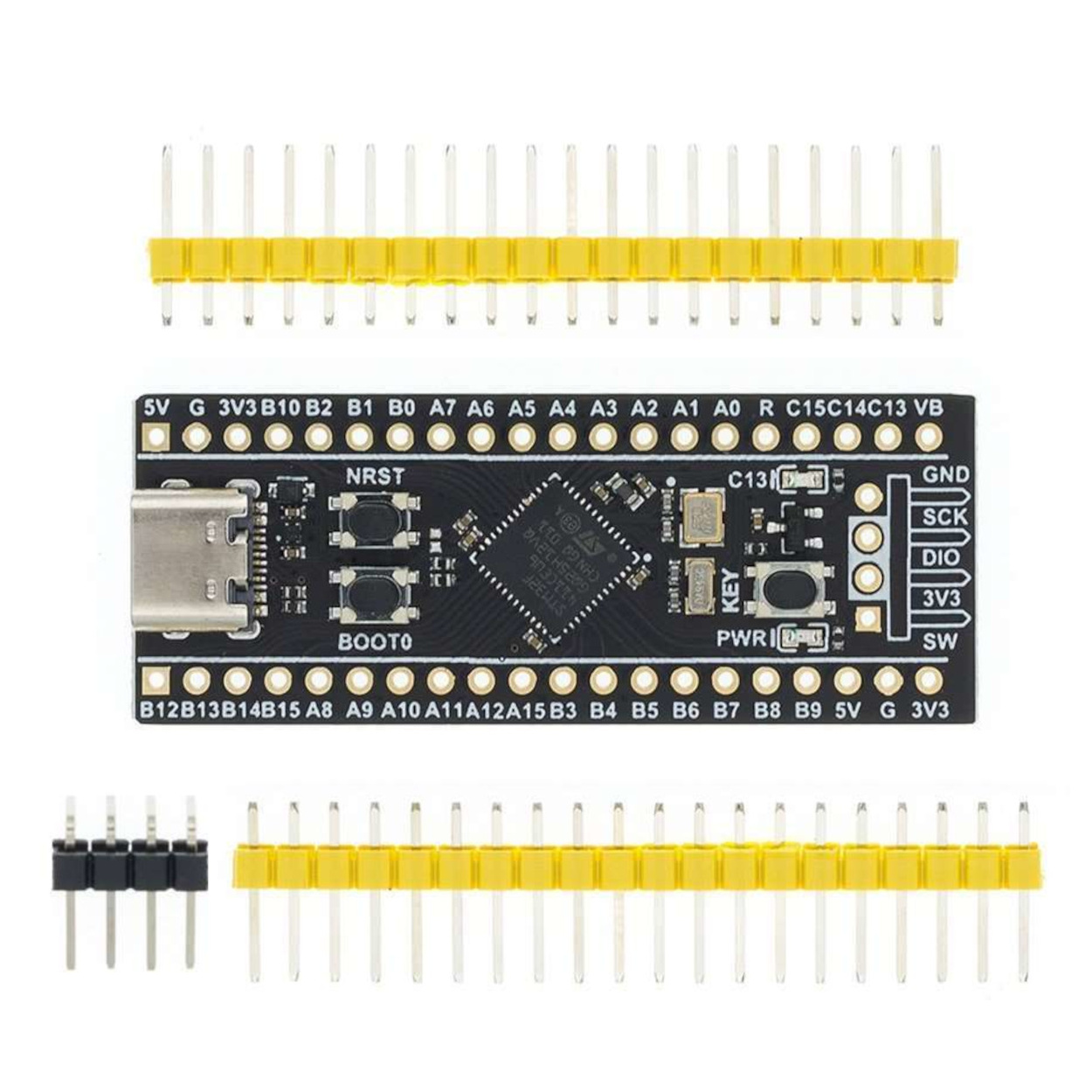STM32F411CEU6 Black Pill Development Board ARM Cortex-M4 100MHz 512KB Flash (USB-C) - Image 3