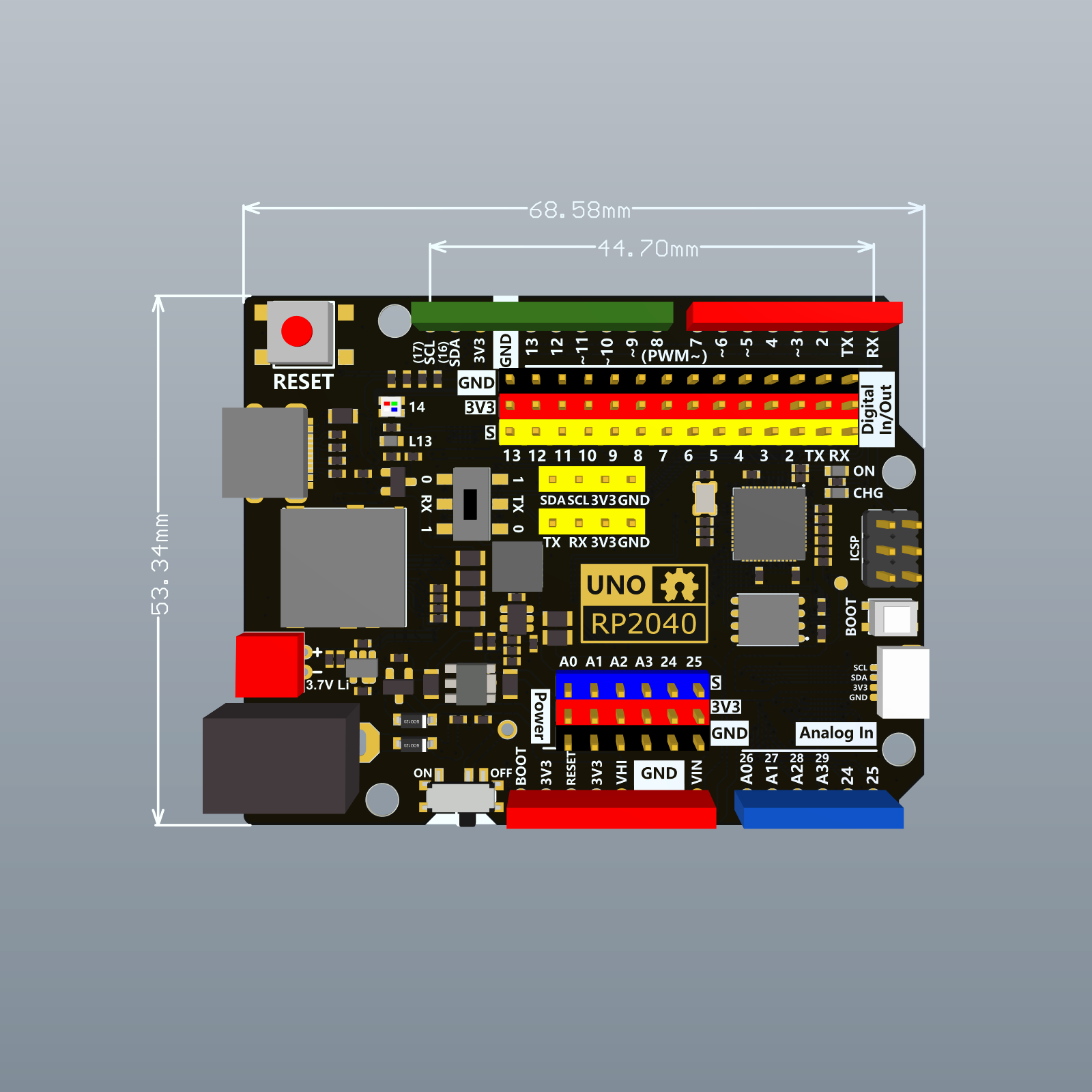 Uno RP2040 development board 3 Uno RP2040 development board - Image 3