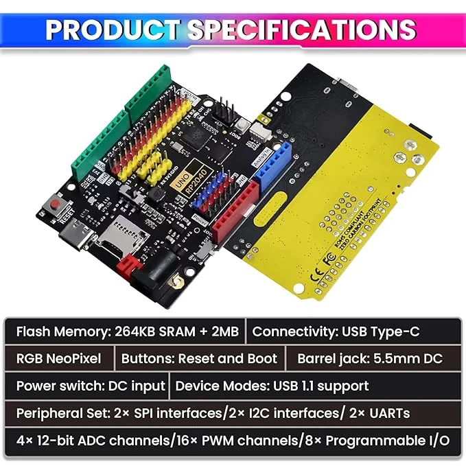 Uno RP2040 development board 2 Uno RP2040 development board - Image 2